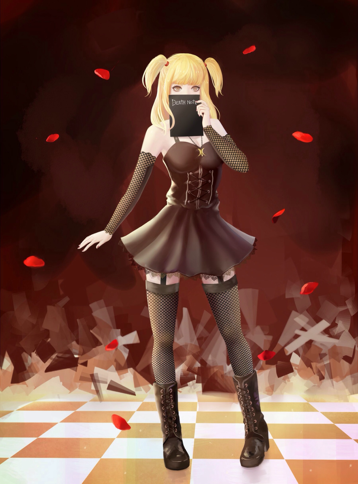 This visual is about misaamane deathnote anime Misa Amane :) took quite a w...